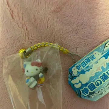 [ 지역 한정 키티 ] 레어 이즈의 무희 샤미센 족자 스트랩