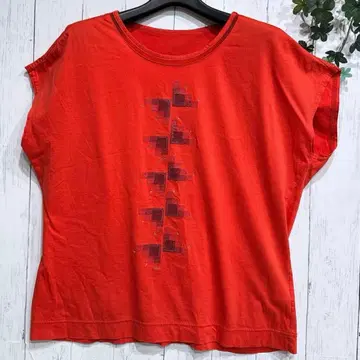 LAPINE BLANCHE 라핀 블랑슈컷 티셔츠 오렌지 사이즈 40