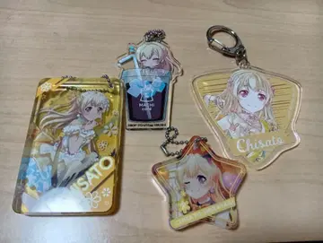 BanG Dream! 뱅드림 사기리 치사토 묶음 판매 아크릴 키링