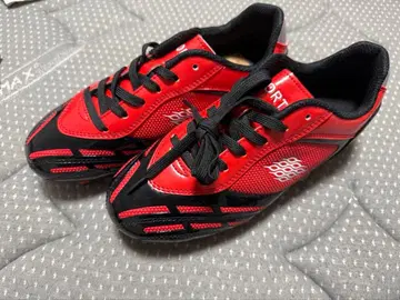 축구화 스파이크 빨간색/블랙 23.5cm