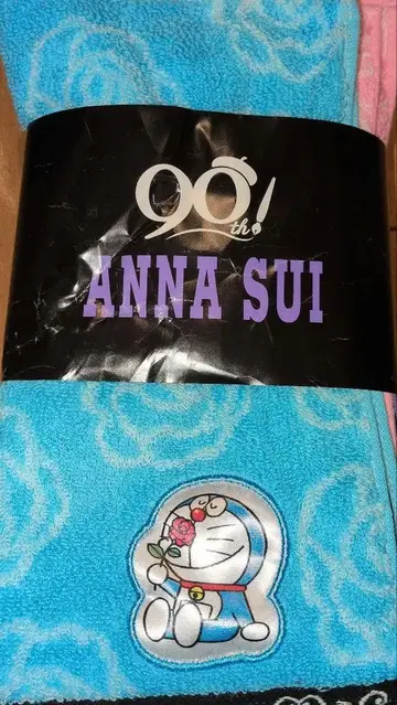 미사용 안나수이 도라에몽 타월 손수건 5개