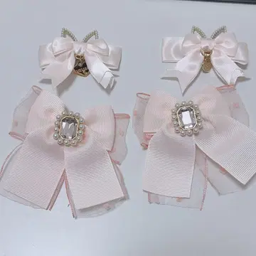 LIZLISA 토끼 귀 리본 클립