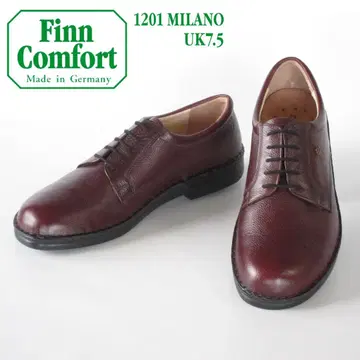 Finn Comfort 1201 MILANO UK 7.5 버건디