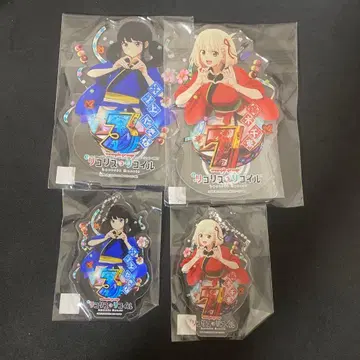 리코리스 리코일 치사토 타키나 아크릴 스탠드 아크릴 키링 세트