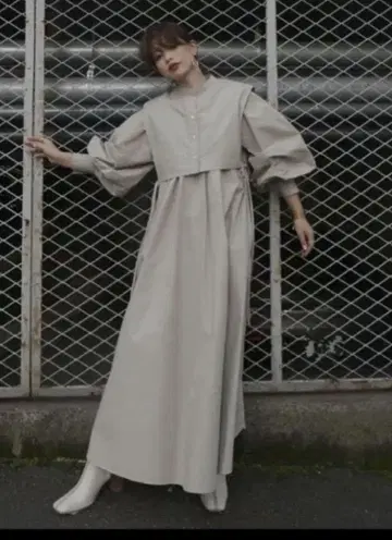 새상품급: etre tokyo 2way 레이어드 원피스