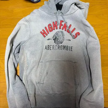 Abercrombie HIGH FALLS 후드티 그레이
