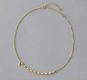 gemeil 2way 뉘앙스 목걸이 골드 russet