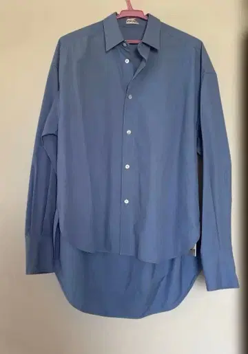 [ 정가 3.2만 일본제 ] INSCRIRE 아인스크리 코튼 셔츠 블루