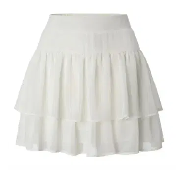 threetimes swan chiffon skirt