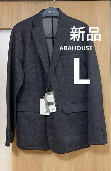 ABAHOUSE 테일러드 자켓 그레이 글렌체크 48 L 사이즈