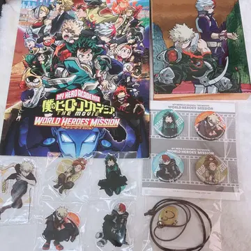 나의 히어로 아카데미아 히로아카 월드 히어로즈 미션 DVD 팜플렛