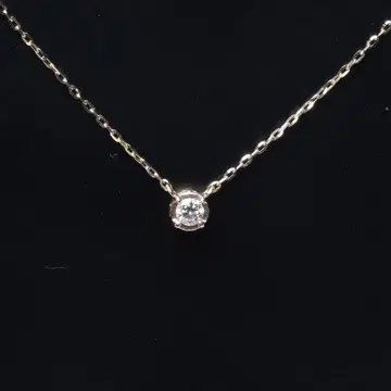 아가트 agete K10 1P 다이아 목걸이 D0.03ct 0.5g