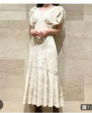 SNIDEL 스나이델 Sustainable 바리에 프린트 원피스