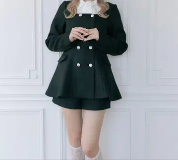 OLIVE des OLIVE 클래시컬 프릴 칼라 자켓