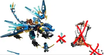 레고 닌자고 70602 드래곤과 제이와 적