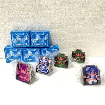 [ 새상품 ] 드래곤 퀘스트 3 도트 그림 캐릭터 5개 클립 세트