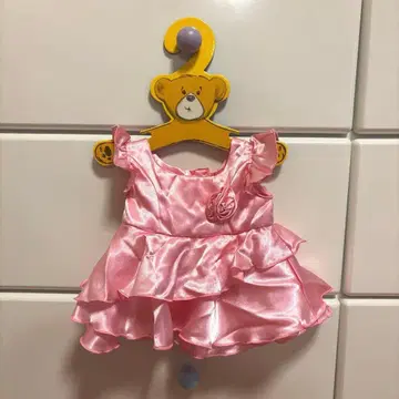 빌드어베어 봉제 인형용 더피 핑크 드레스