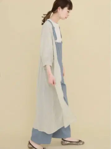 KBF 포켓터블 2WAY 시어 가운 원피스/KBF 셔츠 자켓