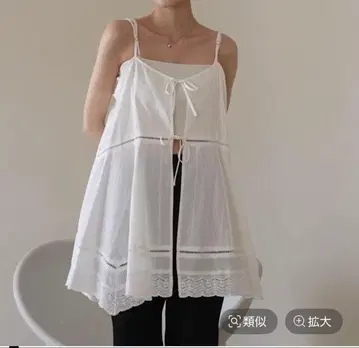 2WAY 코튼 레이스 미니 원피스