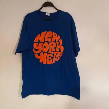뉴욕 메츠 반팔 티셔츠 XL 파랑 시티 보이