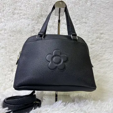 마리콴트 2way 핸드백 숄더백 블랙