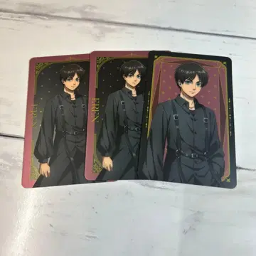 진격의 거인 엘렌 블랙 코디 키라키라 카드