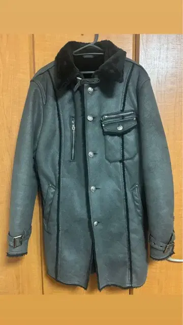 남성용 코트 블랙