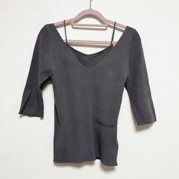 [ 새상품급 ] SNIDEL Sustaina 레이어드 니트 풀오버