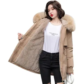 대특가 다운 자켓 벤치 코트 방한복 다운 코트 베이지 M