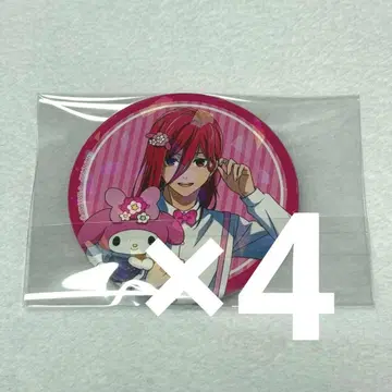 산리오 블루 록 치기리 효마 캔뱃지