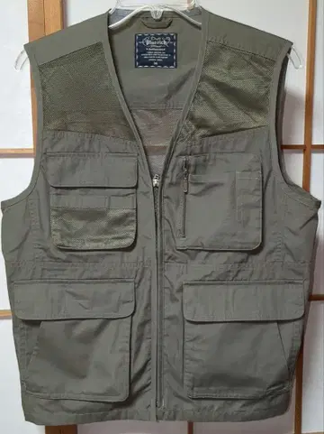 낚시 메쉬 베스트 M 사이즈 카키