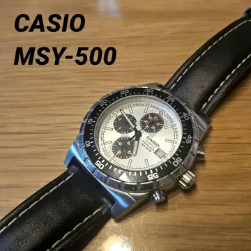 새상품급 CASIO 카시오 MSY-500 쿼츠 크로노그래프 배터리 새상품