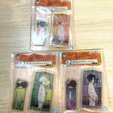 약속의 네버랜드 제일복권 E상 다이컷 아크릴 스탠드 전종