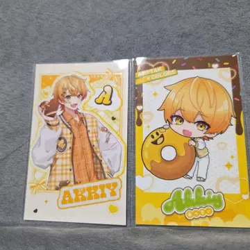 AMPTAK x COLORS 아키이 애니메이트 발렌타인 포토 카드