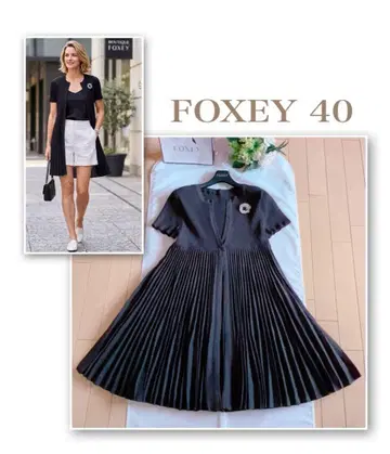 FOXEY 프릴 데드스탁 가디건 40 새상품급 rene