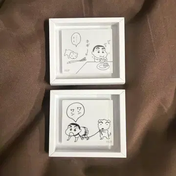 짱구는 못말려 미니 액자 컬렉션 마그넷 원작 2개 세트