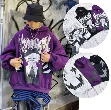 volcan&aphrodite 메탈 로고 GIRL 후드티 (속기모)