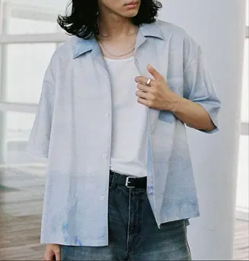 ABSTRACT ART GRAPHIC H/S SHIRT