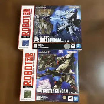 BANDAI ROBOT혼 GAT-K102 듀얼 건담, 버스터 건담