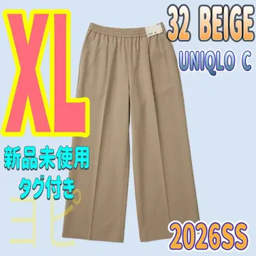 유니클로 C 2026 봄/여름 이지 와이드 팬츠 XL 베이지