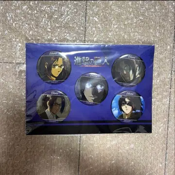 진격의 거인 한지 장면 사진 캔뱃지 5개 세트