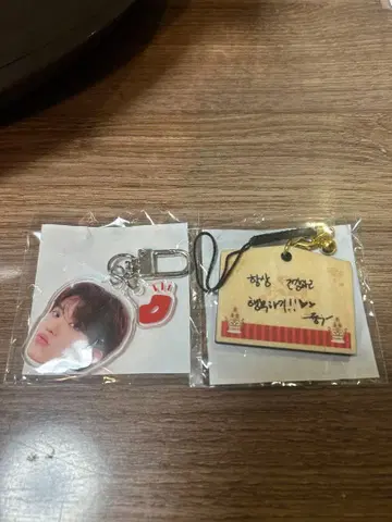 treasure 캡슐 토이 얼굴 아크릴 키링 정우