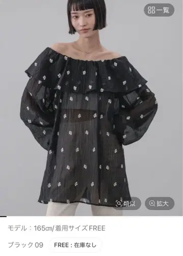 LOWRYSFARM 2WAY 자수 미니 원피스