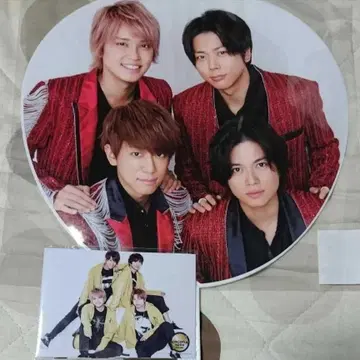 NEWS epcotia 카우콘 부채 사진 테고시 유야 쟈니즈