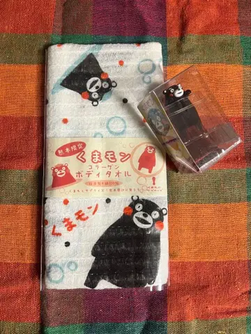 쿠마몬 이어폰 잭 바디 타월 구마모토 한정판