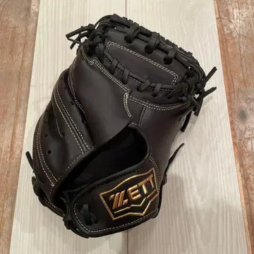 ZETT GROUND HERO 블랙 그로브 포수 미트 오른손 투구용