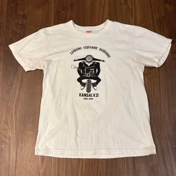 VESPA T셔츠 KANSAI.I.V.D T셔츠 M 사이즈