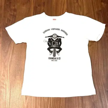 [미국 조달] VESPA T셔츠 KANSAI.I.V.D T셔츠 M