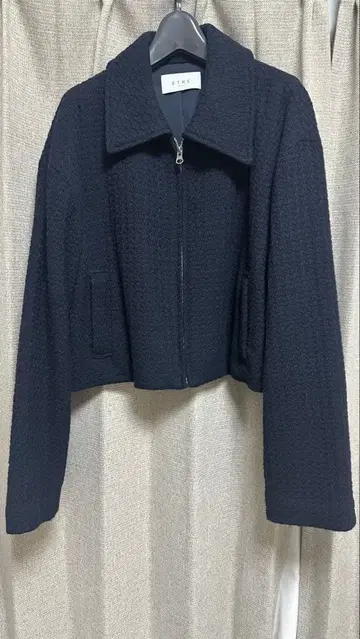 ETRE TOKYO 스텐 칼라 트위드 블루종