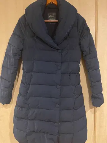 타트라스 다운 코트 롱 벨트 포함 고급